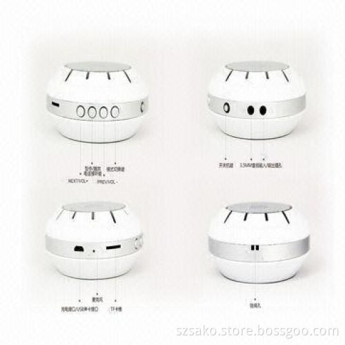Mini Bluetooth Speaker, Supports Handsfree Talk, TF Card, Fashionable Look, with Smart Colors